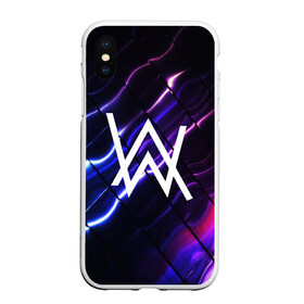 Чехол для iPhone XS Max матовый с принтом ALAN WALKER в Санкт-Петербурге, Силикон | Область печати: задняя сторона чехла, без боковых панелей | Тематика изображения на принте: alan walker | aw | electro | electro music | music | алан уокер | музыка | музыкант | электро | электронная музыка