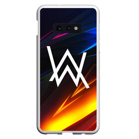 Чехол для Samsung S10E с принтом ALAN WALKER STRIPES в Санкт-Петербурге, Силикон | Область печати: задняя сторона чехла, без боковых панелей | Тематика изображения на принте: alan walker | aw | electro | electro music | music | алан уокер | музыка | музыкант | электро | электронная музыка