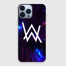 Чехол для iPhone 13 Pro Max с принтом ALAN WALKER NEON в Санкт-Петербурге,  |  | Тематика изображения на принте: alan walker | aw | electro | electro music | music | алан уокер | музыка | музыкант | электро | электронная музыка