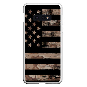 Чехол для Samsung S10E с принтом American Flag Camo в Санкт-Петербурге, Силикон | Область печати: задняя сторона чехла, без боковых панелей | eagle | states | united | usa | армейские | армия | камуфляж | орел | служба | снайпер | соединенных | солдат | сша | форма | штатов