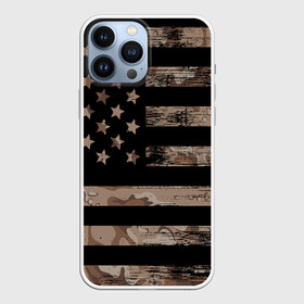 Чехол для iPhone 13 Pro Max с принтом American Flag Camo в Санкт-Петербурге,  |  | Тематика изображения на принте: eagle | states | united | usa | армейские | армия | камуфляж | орел | служба | снайпер | соединенных | солдат | сша | форма | штатов