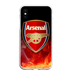 Чехол для iPhone XS Max матовый с принтом Arsenal в Санкт-Петербурге, Силикон | Область печати: задняя сторона чехла, без боковых панелей | arsenal | arsenal fc | the gunners | английский клуб | арсенал | лондон | лондонский арсенал | премьер лига | футбол | футболист | футбольный клуб