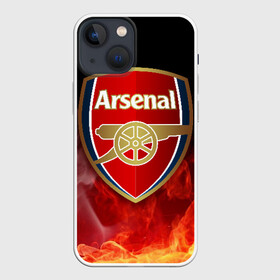 Чехол для iPhone 13 mini с принтом Arsenal в Санкт-Петербурге,  |  | arsenal | arsenal fc | the gunners | английский клуб | арсенал | лондон | лондонский арсенал | премьер лига | футбол | футболист | футбольный клуб