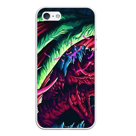 Чехол для iPhone 5/5S матовый с принтом HYPER BEAST в Санкт-Петербурге, Силикон | Область печати: задняя сторона чехла, без боковых панелей | awp | counter strike | cs go | cs go global offensive | hyper beast | skin cs | team cs | команды cs | скины оружия | скоростной зверь | хайпер бист