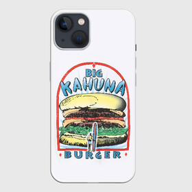 Чехол для iPhone 13 с принтом Big Kahuna Burger в Санкт-Петербурге,  |  | big kahuna | burger | kahuna | pulp fiction | голливуд | кино | криминальное чтиво
