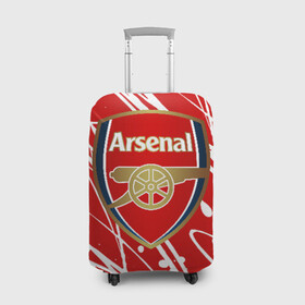 Чехол для чемодана 3D с принтом Arsenal в Санкт-Петербурге, 86% полиэфир, 14% спандекс | двустороннее нанесение принта, прорези для ручек и колес | arsenal | arsenal fc | the gunners | английский клуб | арсенал | лондон | лондонский арсенал | премьер лига | футбол | футболист | футбольный клуб