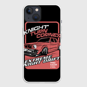Чехол для iPhone 13 с принтом Extreme night drift в Санкт-Петербурге,  |  | Тематика изображения на принте: auto | car | cars | concept | crash | drift | drifting | extreme | fast | garage | race | racing | rally | super | turbo | автомобил | быстрый | дрифт | классика | экстрим