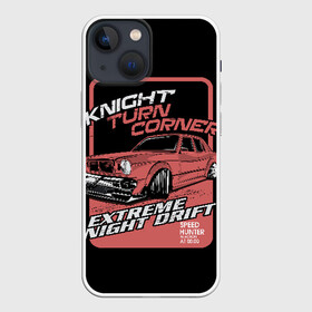 Чехол для iPhone 13 mini с принтом Extreme night drift в Санкт-Петербурге,  |  | Тематика изображения на принте: auto | car | cars | concept | crash | drift | drifting | extreme | fast | garage | race | racing | rally | super | turbo | автомобил | быстрый | дрифт | классика | экстрим