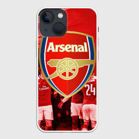 Чехол для iPhone 13 mini с принтом Arsenal в Санкт-Петербурге,  |  | arsenal | arsenal fc | the gunners | английский клуб | арсенал | лондон | лондонский арсенал | премьер лига | футбол | футболист | футбольный клуб