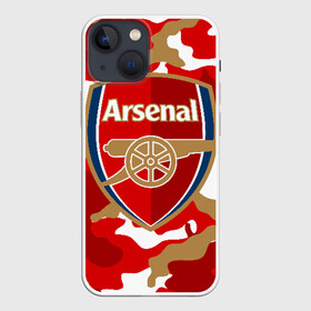 Чехол для iPhone 13 mini с принтом Arsenal в Санкт-Петербурге,  |  | arsenal | arsenal fc | the gunners | английский клуб | арсенал | лондон | лондонский арсенал | премьер лига | футбол | футболист | футбольный клуб