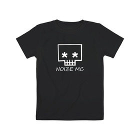 Детская футболка хлопок с принтом Noize MC в Санкт-Петербурге, 100% хлопок | круглый вырез горловины, полуприлегающий силуэт, длина до линии бедер | music | noize mc | rap | trend | музыка | новинки | рэп | тренды