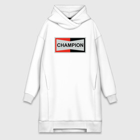 Платье-худи хлопок с принтом Champion в Санкт-Петербурге,  |  | champion | однажды в голливуде | чемпион