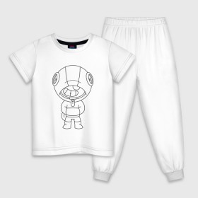 Детская пижама хлопок с принтом LEON (раскраска) в Санкт-Петербурге, 100% хлопок |  брюки и футболка прямого кроя, без карманов, на брюках мягкая резинка на поясе и по низу штанин
 | Тематика изображения на принте: 