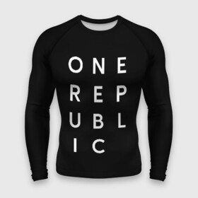 Мужской рашгард 3D с принтом One Republic (+спина) в Санкт-Петербурге,  |  | one republic | уан репаблик