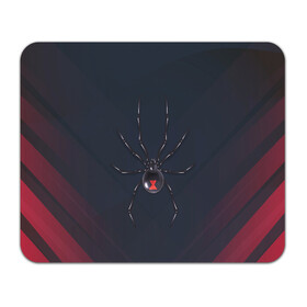Коврик для мышки прямоугольный с принтом Каракурт в Санкт-Петербурге, натуральный каучук | размер 230 х 185 мм; запечатка лицевой стороны | marvel | spider | австралия | арахнофобия | вдова | кокон | красная | марвел | муха | насекомое | нить | паутина | полосы | сеть | спайдер | супергерой | тарантул | укус | фобия | черная | яд