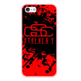 Чехол для iPhone 5/5S матовый с принтом Stalker GSC red в Санкт-Петербурге, Силикон | Область печати: задняя сторона чехла, без боковых панелей | gsc game world | stalker | stalker 2 | stalker 2 дата | stalker 2 прохождение | stalker red | stalker майка | скачать stalker 2 | сталкер | сталкер майка | сталкер свидшот