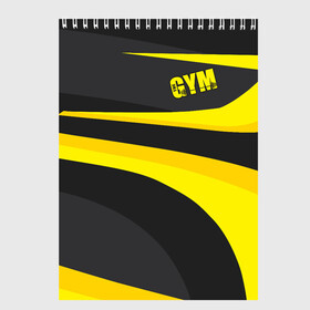 Скетчбук с принтом GYM в Санкт-Петербурге, 100% бумага
 | 48 листов, плотность листов — 100 г/м2, плотность картонной обложки — 250 г/м2. Листы скреплены сверху удобной пружинной спиралью | bodybuilding | diet | exercise | fitness | gym | heath | motivation | muscle | phil | training | workout | бодибилдинг | мотивация | олимпия | сила | спорт | фитнес