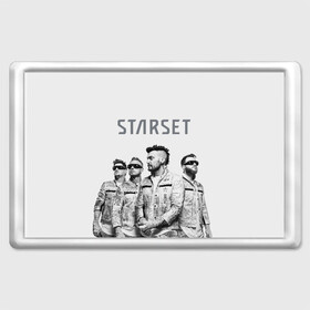 Магнит 45*70 с принтом Starset Band в Санкт-Петербурге, Пластик | Размер: 78*52 мм; Размер печати: 70*45 | logo | rock | starset | лого | рок | старсет