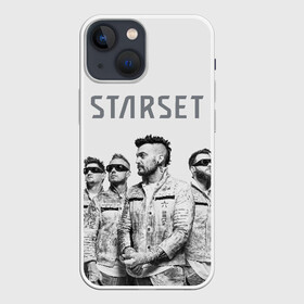 Чехол для iPhone 13 mini с принтом Starset Band в Санкт-Петербурге,  |  | Тематика изображения на принте: logo | rock | starset | лого | рок | старсет