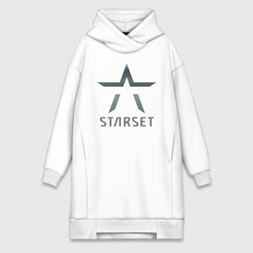 Платье-худи хлопок с принтом Starset в Санкт-Петербурге,  |  | logo | rock | starset | лого | рок | старсет