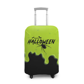 Чехол для чемодана 3D с принтом Happy Halloween в Санкт-Петербурге, 86% полиэфир, 14% спандекс | двустороннее нанесение принта, прорези для ручек и колес | ghost | halloween | ведьма | джек | дух | кельты | монстр | нечисть | паук | паутина | праздник | привидение | призрак | пугало | тень | тыква | хеллоуин | хэллоуин