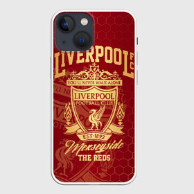 Чехол для iPhone 13 mini с принтом Ливерпуль в Санкт-Петербурге,  |  | liverpool | liverpool fc | ynwa | you never walk alone | ливерпуль | фан ливерпуля | фанатская | футбол | футболист | футбольный клуб | энфильд