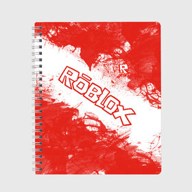 Тетрадь с принтом Roblox в Санкт-Петербурге, 100% бумага | 48 листов, плотность листов — 60 г/м2, плотность картонной обложки — 250 г/м2. Листы скреплены сбоку удобной пружинной спиралью. Уголки страниц и обложки скругленные. Цвет линий — светло-серый
 | roblox | roblox games | игра роблокс | роблокс симулятор