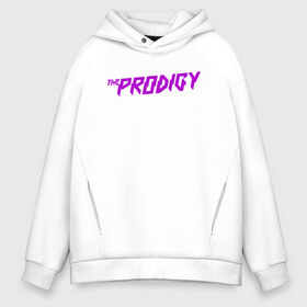 Мужское худи Oversize хлопок с принтом THE PRODIGY в Санкт-Петербурге, френч-терри — 70% хлопок, 30% полиэстер. Мягкий теплый начес внутри —100% хлопок | боковые карманы, эластичные манжеты и нижняя кромка, капюшон на магнитной кнопке | prodigy | the prodigy