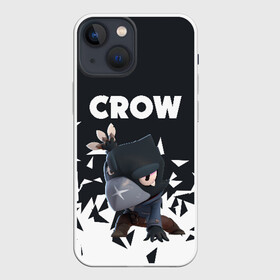 Чехол для iPhone 13 mini с принтом BRAWL STARS CROW в Санкт-Петербурге,  |  | android | brawl stars | colt | crow | games | leon | penny | poco. | shelly | spike | wanted | брав | бравл старс | звезды | игры | мобильные игры | старс