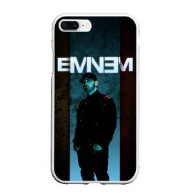 Чехол для iPhone 7Plus/8 Plus матовый с принтом Eminem в Санкт-Петербурге, Силикон | Область печати: задняя сторона чехла, без боковых панелей | emenem | eminem | hip hop | hiphop | kamikaze | marshal mathers | marshall | marshall mathers | rap | rap god | revival | slim shadi | slim shady | venom | еминем | олдскул | реп | рэп | хипхоп | эминем
