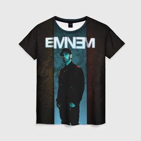 Женская футболка 3D с принтом Eminem в Санкт-Петербурге, 100% полиэфир ( синтетическое хлопкоподобное полотно) | прямой крой, круглый вырез горловины, длина до линии бедер | emenem | eminem | hip hop | hiphop | kamikaze | marshal mathers | marshall | marshall mathers | rap | rap god | revival | slim shadi | slim shady | venom | еминем | олдскул | реп | рэп | хипхоп | эминем