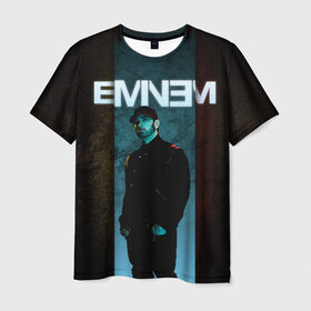 Мужская футболка 3D с принтом Eminem в Санкт-Петербурге, 100% полиэфир | прямой крой, круглый вырез горловины, длина до линии бедер | Тематика изображения на принте: emenem | eminem | hip hop | hiphop | kamikaze | marshal mathers | marshall | marshall mathers | rap | rap god | revival | slim shadi | slim shady | venom | еминем | олдскул | реп | рэп | хипхоп | эминем
