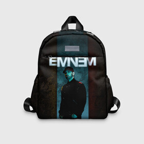 Детский рюкзак 3D с принтом Eminem в Санкт-Петербурге, 100% полиэстер | лямки с регулируемой длиной, сверху петелька, чтобы рюкзак можно было повесить на вешалку. Основное отделение закрывается на молнию, как и внешний карман. Внутри дополнительный карман. По бокам два дополнительных кармашка | Тематика изображения на принте: emenem | eminem | hip hop | hiphop | kamikaze | marshal mathers | marshall | marshall mathers | rap | rap god | revival | slim shadi | slim shady | venom | еминем | олдскул | реп | рэп | хипхоп | эминем