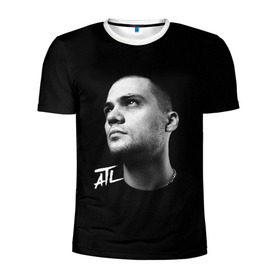 Мужская футболка 3D спортивная с принтом ATL ACIDHOUZE в Санкт-Петербурге, 100% полиэстер с улучшенными характеристиками | приталенный силуэт, круглая горловина, широкие плечи, сужается к линии бедра | Тематика изображения на принте: 