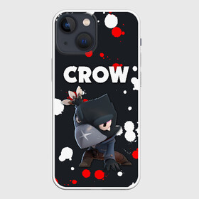 Чехол для iPhone 13 mini с принтом BRAWL STARS CROW в Санкт-Петербурге,  |  | android | brawl stars | colt | crow | games | leon | penny | poco. | shelly | spike | wanted | брав | бравл старс | звезды | игры | мобильные игры | старс