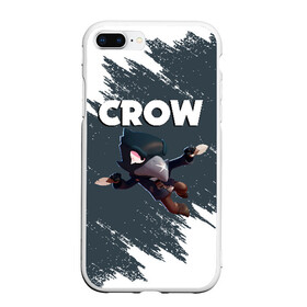 Чехол для iPhone 7Plus/8 Plus матовый с принтом BRAWL STARS CROW в Санкт-Петербурге, Силикон | Область печати: задняя сторона чехла, без боковых панелей | brawl stars | bull | colt | crow | leon | stars | берли | бо | брок | ворон | джесси | динамайк | дэррил | кольт | леон | мортис | нита | пайпер | пенни | поко | пэм | рикошет | спайк | фрэнк | шелли | эль примо