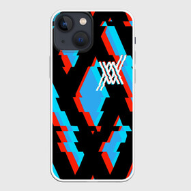 Чехол для iPhone 13 mini с принтом two XX blue в Санкт-Петербурге,  |  | 02 | anime | darling in the franxx | hiro | manga | zero two | аниме | ахегао | любимый во франксе | манга | милый во франксе | ноль два | хиро