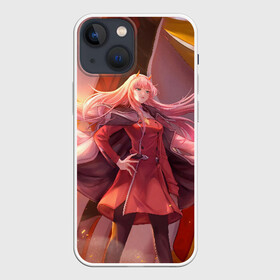 Чехол для iPhone 13 mini с принтом Darling In The Franxx art в Санкт-Петербурге,  |  | 02 | anime | darling in the franxx | hiro | manga | zero two | аниме | ахегао | любимый во франксе | манга | милый во франксе | ноль два | хиро