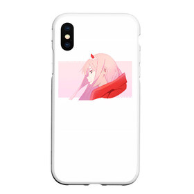 Чехол для iPhone XS Max матовый с принтом Darling In The Franxx в Санкт-Петербурге, Силикон | Область печати: задняя сторона чехла, без боковых панелей | 02 | anime | darling in the franxx | hiro | manga | zero two | аниме | ахегао | любимый во франксе | манга | милый во франксе | ноль два | хиро