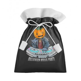 Подарочный 3D мешок с принтом Halloween party в Санкт-Петербурге, 100% полиэстер | Размер: 29*39 см | diy | ghost | halloween | horror | makeup | scary | skull clown | trick or treat | вампир | ведьма | кошка | луна | магия | ночь | тыква | хэллоуин