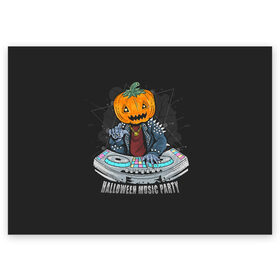 Поздравительная открытка с принтом Halloween party в Санкт-Петербурге, 100% бумага | плотность бумаги 280 г/м2, матовая, на обратной стороне линовка и место для марки
 | Тематика изображения на принте: diy | ghost | halloween | horror | makeup | scary | skull clown | trick or treat | вампир | ведьма | кошка | луна | магия | ночь | тыква | хэллоуин