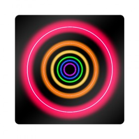 Магнит виниловый Квадрат с принтом Neon в Санкт-Петербурге, полимерный материал с магнитным слоем | размер 9*9 см, закругленные углы | neon | абстрактно | абстрактный | абстракция | кругами | круги | круглая | круглый | круглыми | кружки | крушки | неон | неонка | неоновые | неоновый | светящийся | яркий