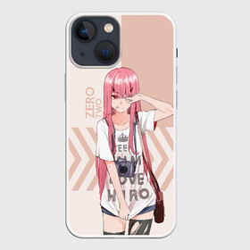 Чехол для iPhone 13 mini с принтом Darling in the Franxx Zero Two в Санкт-Петербурге,  |  | 002 | anime | animegirl | darling in franxx | darling in the franx | darling in the franxx | franxx | zero 2 | zero two | аниме | зеро 2 | зеро ту | милый во франксе