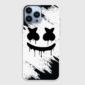 Чехол для iPhone 13 Pro Max с принтом MARSHMELLO | МАРШЕМЕЛЛО в Санкт-Петербурге,  |  | america | dj | marshmello | usa | америка | маршмелло