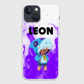 Чехол для iPhone 13 mini с принтом BRAWL STARS LEON SHARK в Санкт-Петербурге,  |  | android | brawl stars | colt | crow | games | leon | penny | poco. | shelly | spike | wanted | брав | бравл старс | звезды | игры | мобильные игры | старс