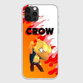 Чехол для iPhone 12 Pro с принтом BRAWL STARS CROW PHOENIX в Санкт-Петербурге, силикон | область печати: задняя сторона чехла, без боковых панелей | android | brawl stars | colt | crow | games | leon | penny | poco. | shelly | spike | wanted | брав | бравл старс | звезды | игры | мобильные игры | старс