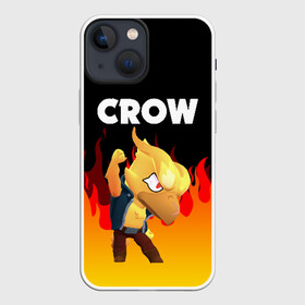 Чехол для iPhone 13 mini с принтом BRAWL STARS CROW PHOENIX в Санкт-Петербурге,  |  | android | brawl stars | colt | crow | games | leon | penny | poco. | shelly | spike | wanted | брав | бравл старс | звезды | игры | мобильные игры | старс