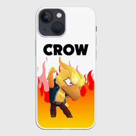 Чехол для iPhone 13 mini с принтом BRAWL STARS CROW PHOENIX в Санкт-Петербурге,  |  | android | brawl stars | colt | crow | games | leon | penny | poco. | shelly | spike | wanted | брав | бравл старс | звезды | игры | мобильные игры | старс