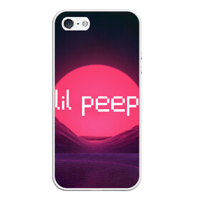 Чехол для iPhone 5/5S матовый с принтом lil peep(Logo) в Санкт-Петербурге, Силикон | Область печати: задняя сторона чехла, без боковых панелей | cry baby | lil peep | logo | rap | заход солнца | знаменитости. эмо | известный исполнитель | неон | пип | редактируемое лого | реп | розоватый оттенок | рок | рэп | яркий фон