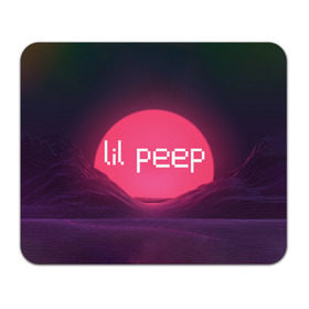 Коврик для мышки прямоугольный с принтом lil peep(Logo) в Санкт-Петербурге, натуральный каучук | размер 230 х 185 мм; запечатка лицевой стороны | cry baby | lil peep | logo | rap | заход солнца | знаменитости. эмо | известный исполнитель | неон | пип | редактируемое лого | реп | розоватый оттенок | рок | рэп | яркий фон